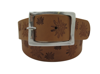 Ledergurt Branding Edelweiss 40mm (11069/60AS-40)